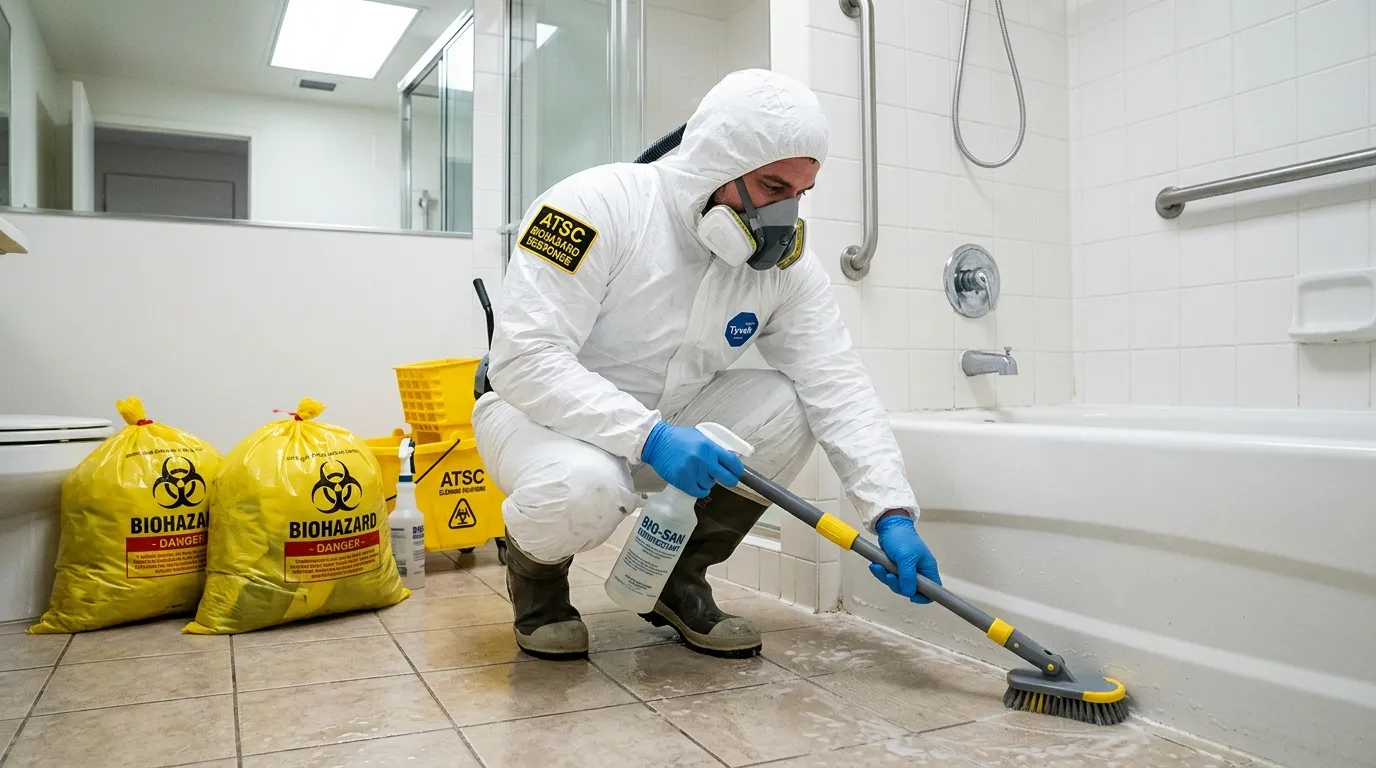 Decontamination equipment deployed for Blood Cleanup in Emeryville